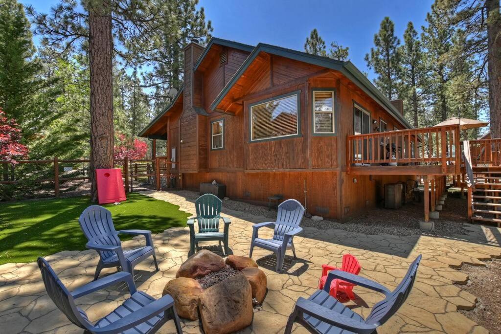 Вілла Teakwood - 3-Br Spa, Fire Pit, Quiet, Ac, Centrally Located Біг-Бер-Лейк Екстер'єр фото